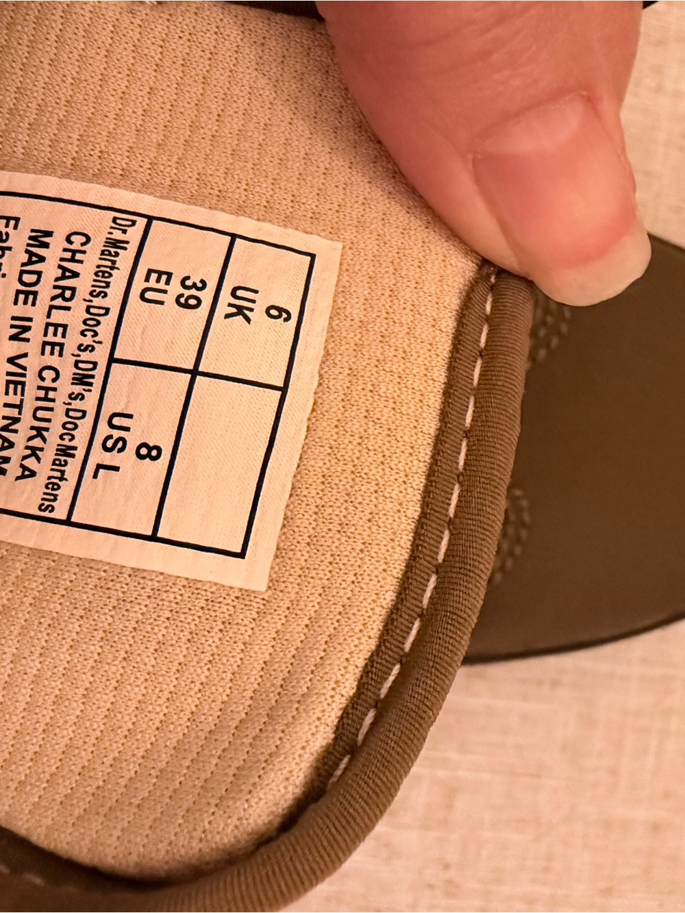 Dr. Martens Charlee Chukka Boots Olive Green NWOT Women’s US 8 EU 39 - Picture 3 of 6